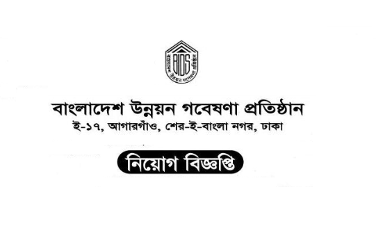Bangladesh Institute of Development Studies Job Circular 2018