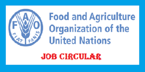 Food & Agriculture Organization (FAO) of the United Nations Job Circular 2023